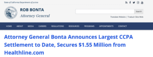 Healthline’s $1.55M Privacy Wake-Up Call: California’s Boldest CCPA Move Yet